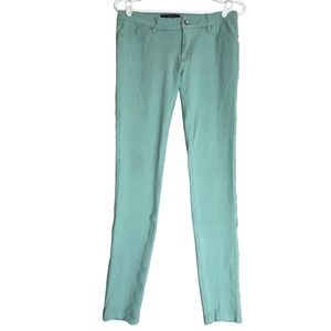 True Love Jeans STRETCH PANTS Size L Jeggings Style Rayon Blend Aqua Blue/green